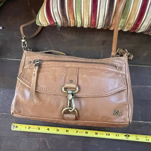 THE SAK Cognac Leather Crossbody - Picture 9 of 16